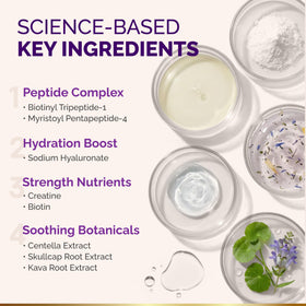 NUTRAHARMONY texture dispensed drop illustrating lightweight, fast-absorbing consistency