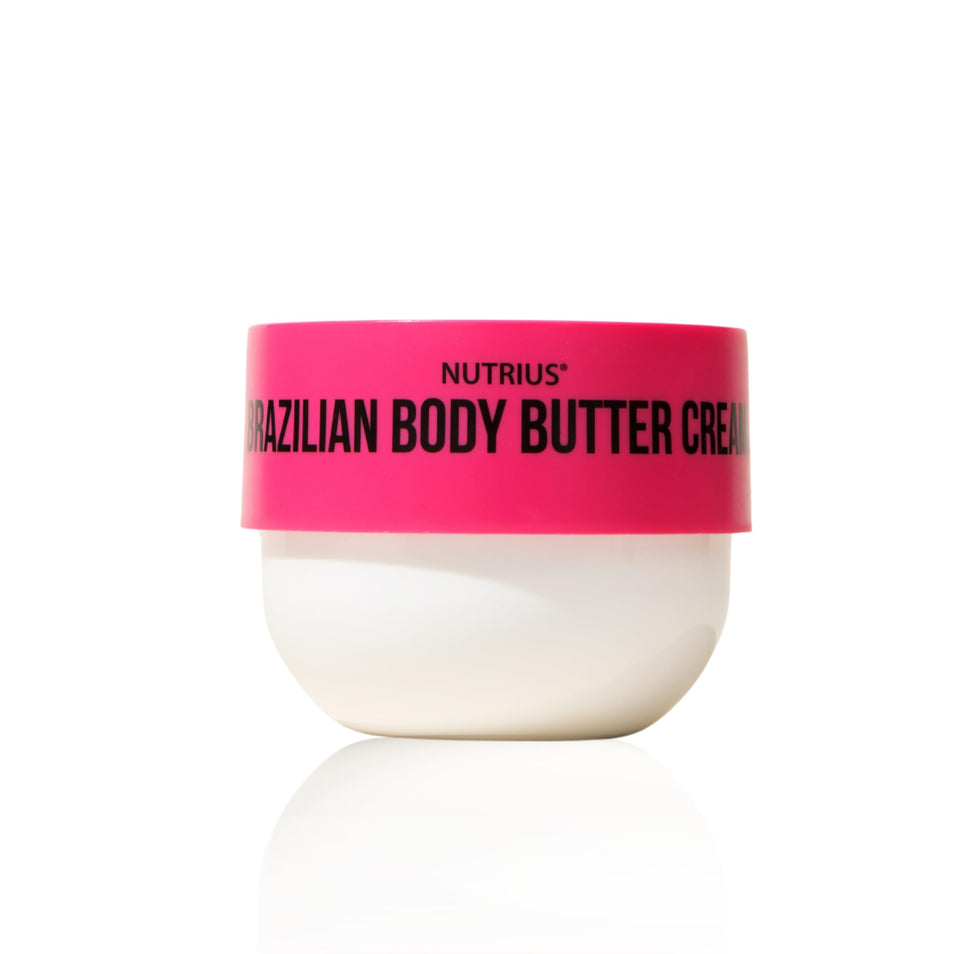 Nutrius jar front view showing Berry Bliss label and hydrating promise