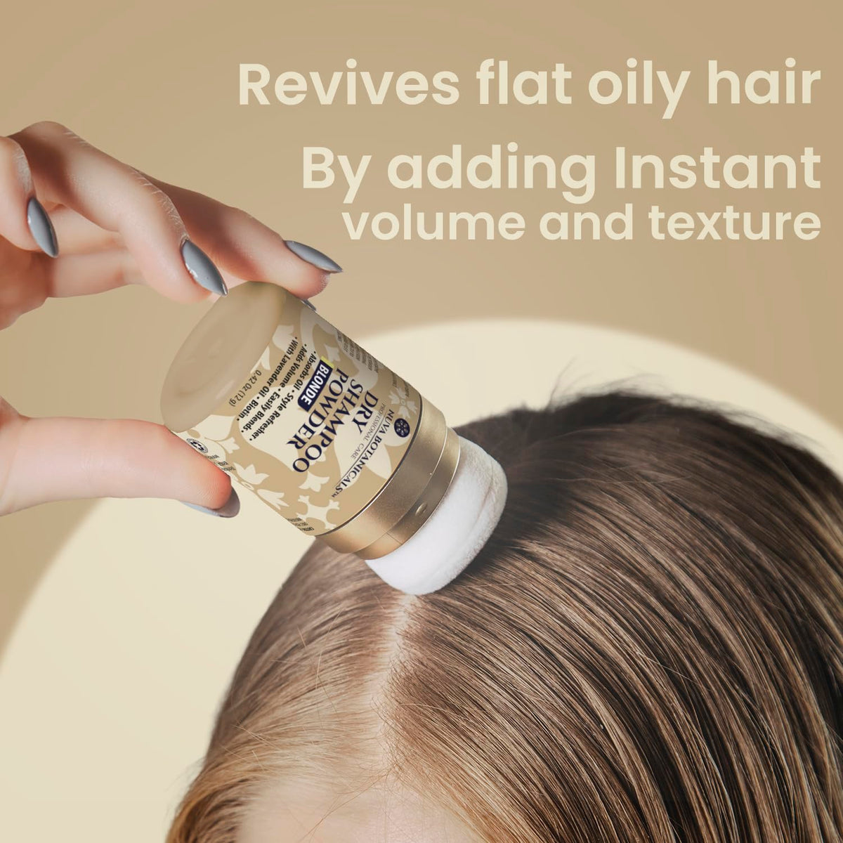 Nuva Botanicals before and after roots for visible volume benefit