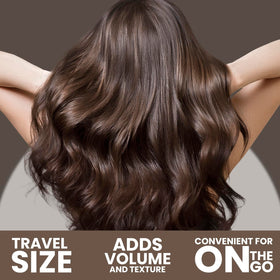 Nuva Botanicals travel-size held in hand, compact and easy to carry for trips