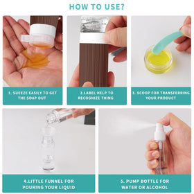 NuvaConx silicone squeeze texture demonstrating easy dispensing benefit