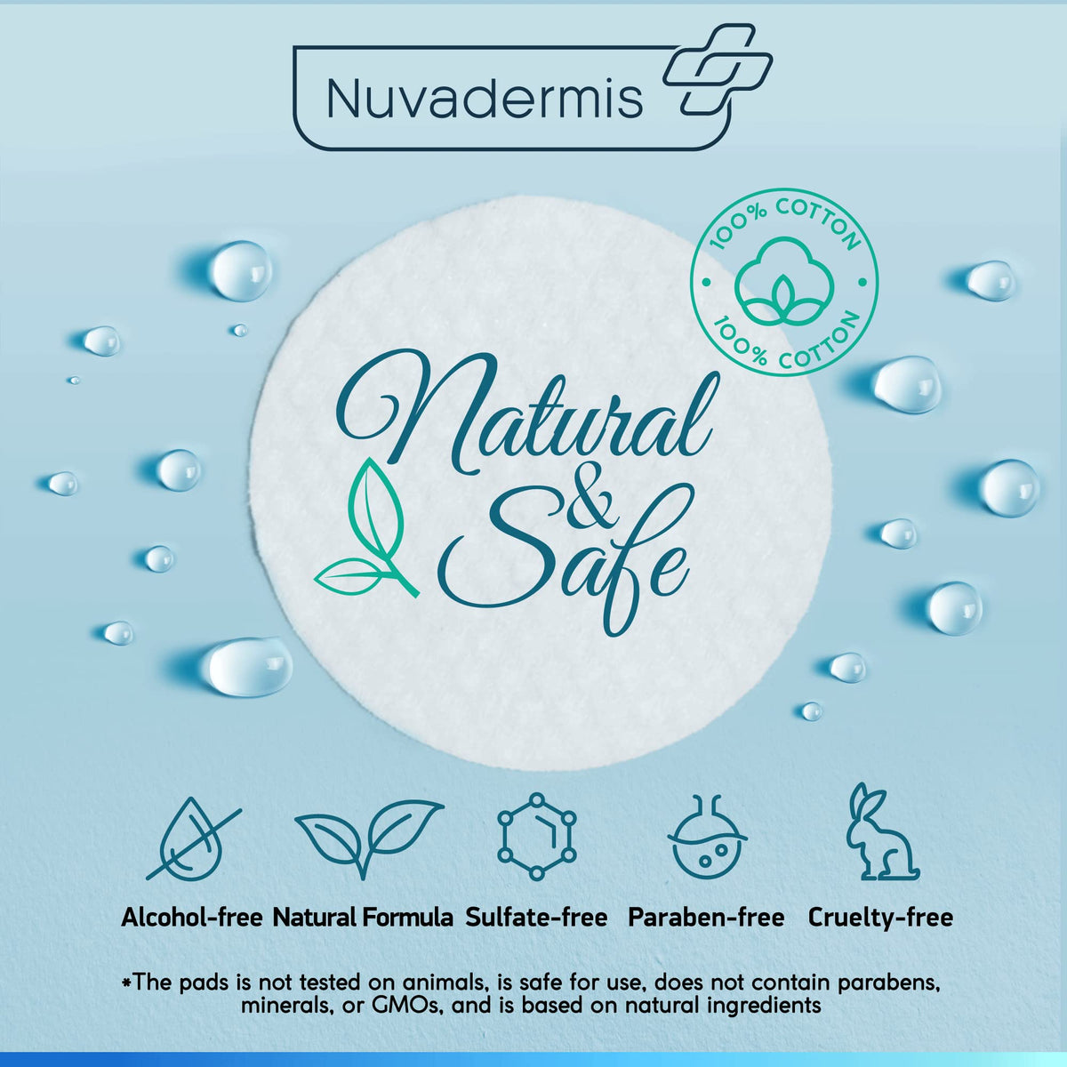 NUVADERMIS ingredient label view highlighting glycolic and vitamins