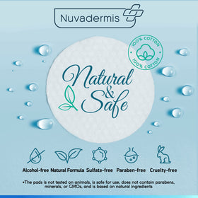 NUVADERMIS ingredient label view highlighting glycolic and vitamins