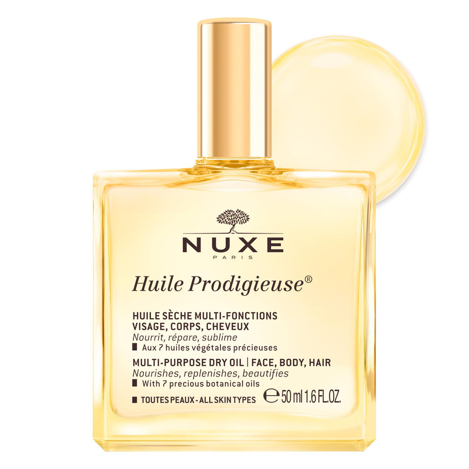 NUXE front bottle 1.6 fl oz showing elegant packaging and immediate hydration benefit