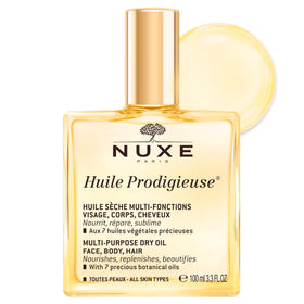 NUXE bottle front view showing product and glow benefits
