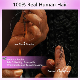 Nvnvdij strand close-up showing soft shine and human-hair quality benefit