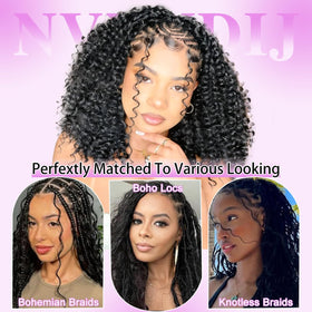 Nvnvdij packaging with satin bag for storage highlighting protection and longer-lasting hair benefit