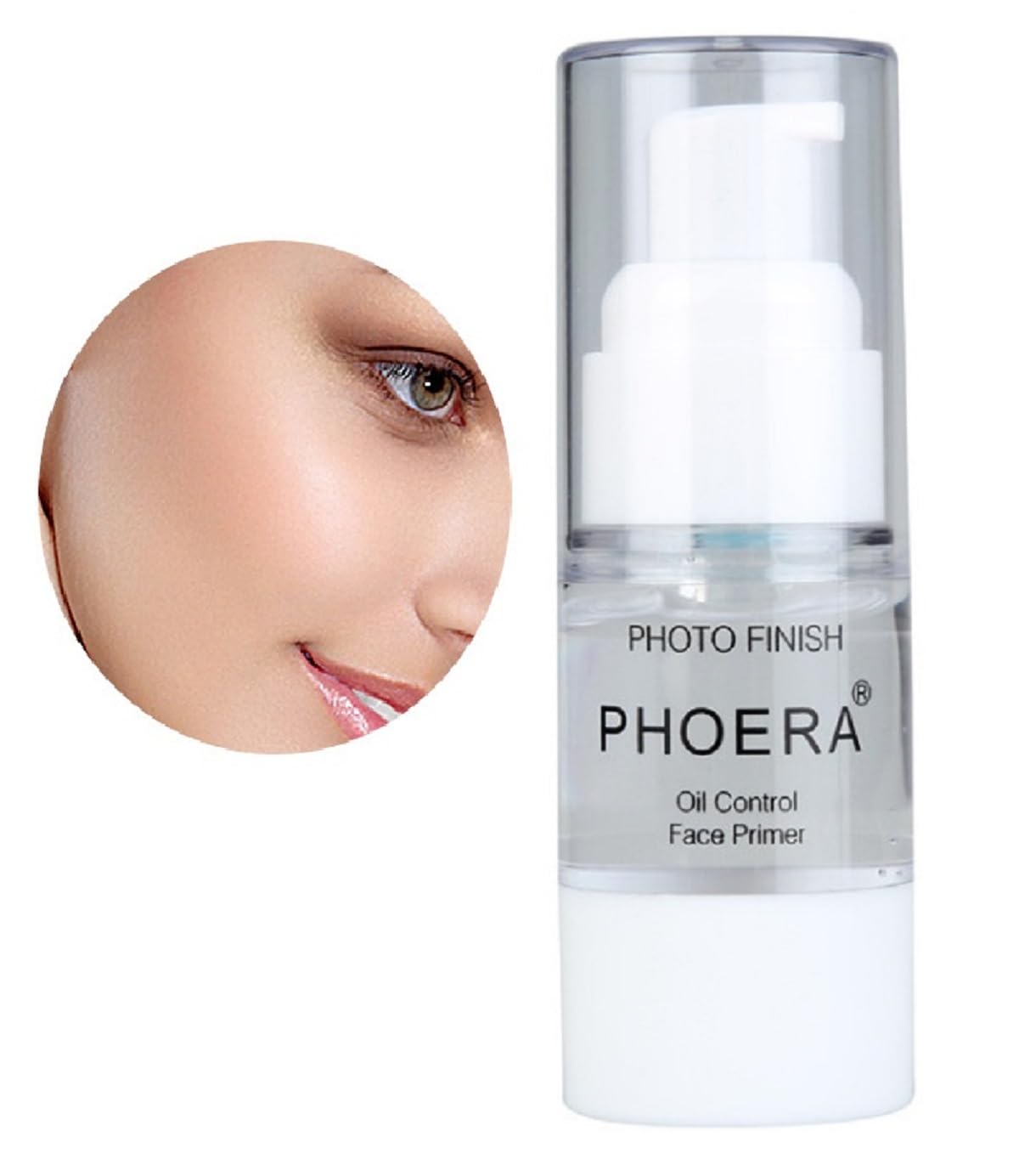 nvyue PHOERA on a bathroom vanity to show daily routine and camera-ready skin