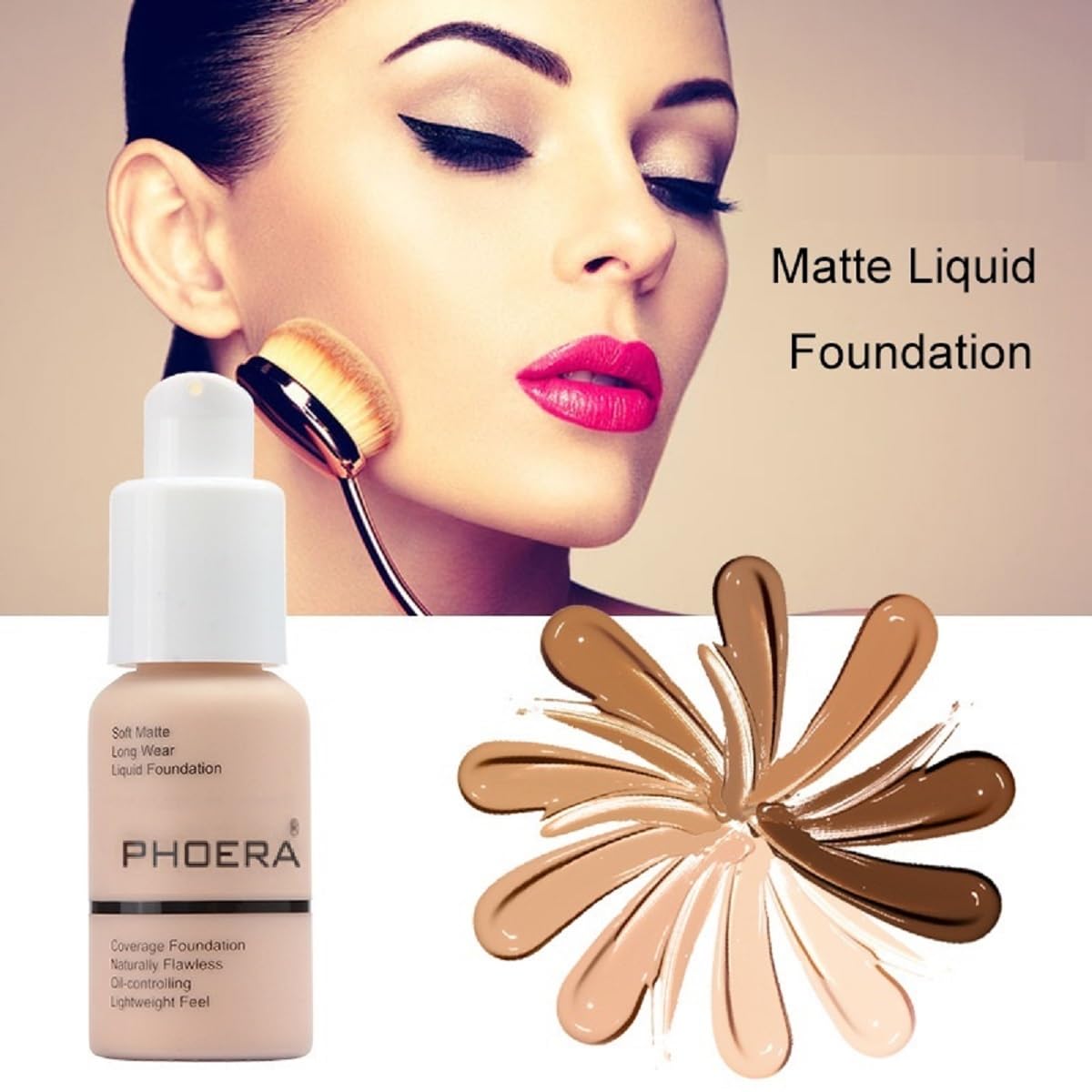 nvyue PHOERA close-up of smooth liquid texture to show blendable formula