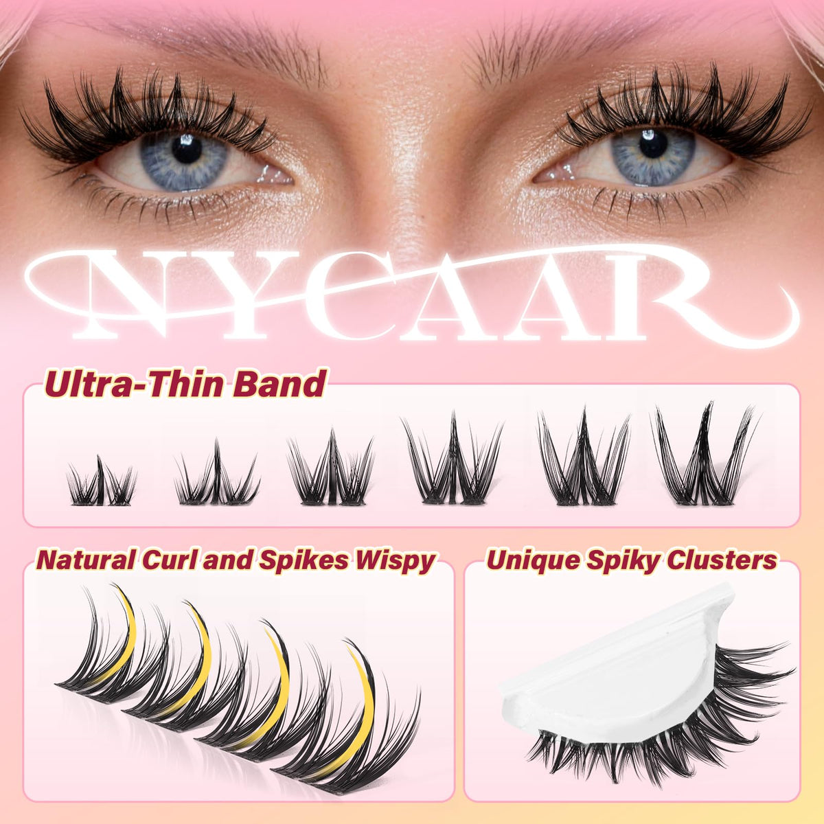 NYCAAR thin flexible band detail for comfortable, low-profile wear