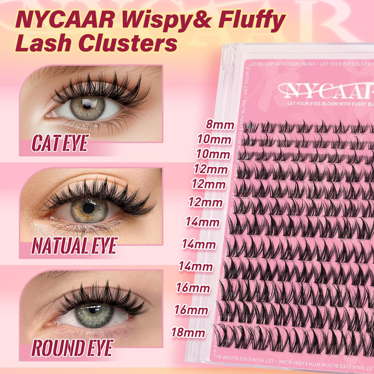 NYCAAR worn in evening makeup look adding defined anime-inspired eyes
