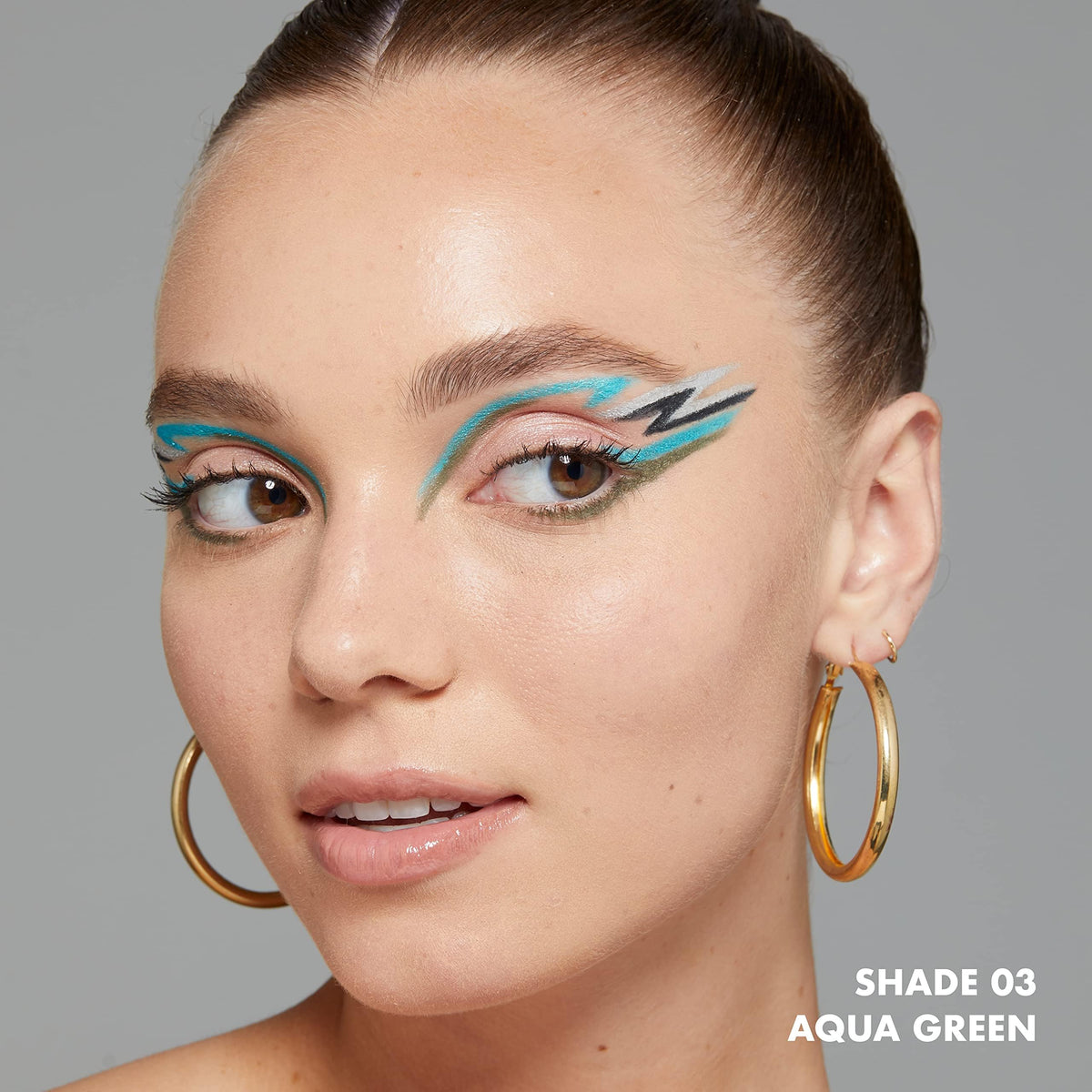 NYX PROFESSIONAL MAKEUP packaging label close-up showing product name and shade information