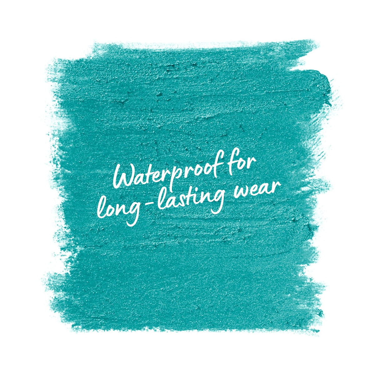 NYX PROFESSIONAL MAKEUP winged eyeliner look in aqua green showing buildable intensity and clean edge