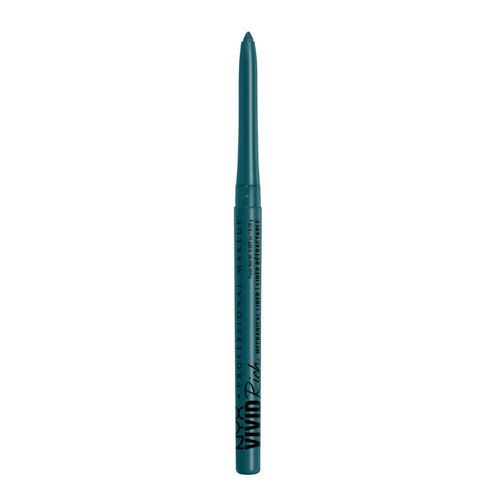 NYX PROFESSIONAL MAKEUP front packaging showing aquamarine green shade benefit pop