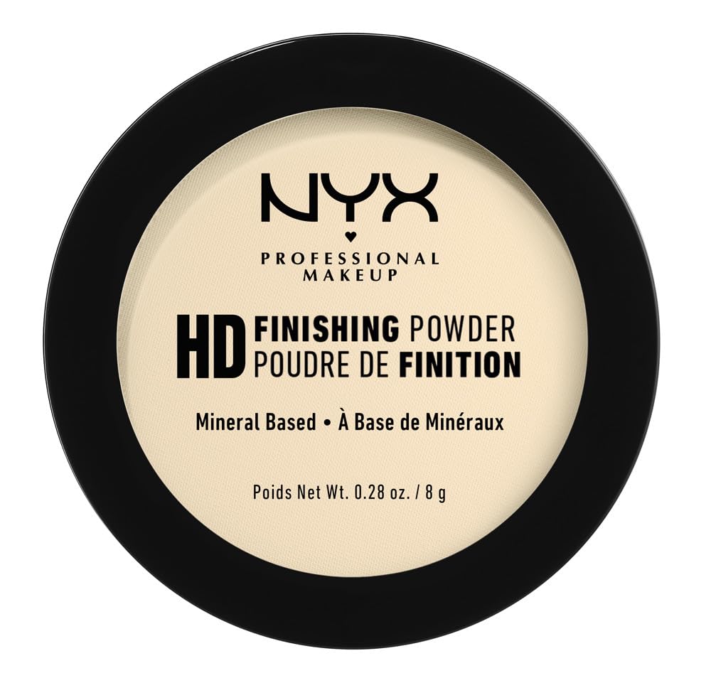 NYX PROFESSIONAL MAKEUP powder applied with brush demonstrating shine control