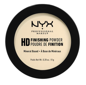 NYX PROFESSIONAL MAKEUP powder applied with brush demonstrating shine control