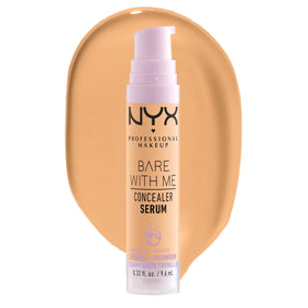 NYX PROFESSIONAL MAKEUP front packaging showing sleek concealer serum bottle and shade name Golden