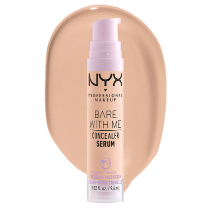 NYX PROFESSIONAL MAKEUP front packaging showing vanilla shade and benefit of hydration