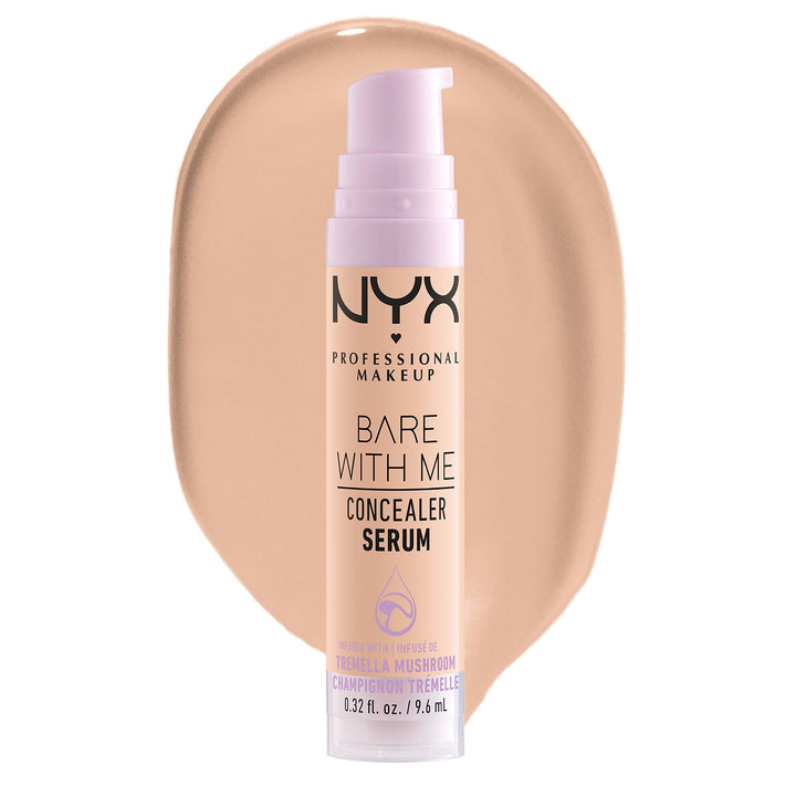 NYX PROFESSIONAL MAKEUP front packaging showing vanilla shade and benefit of hydration
