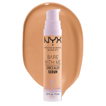NYX PROFESSIONAL MAKEUP front packaging showing shade and compact design benefit