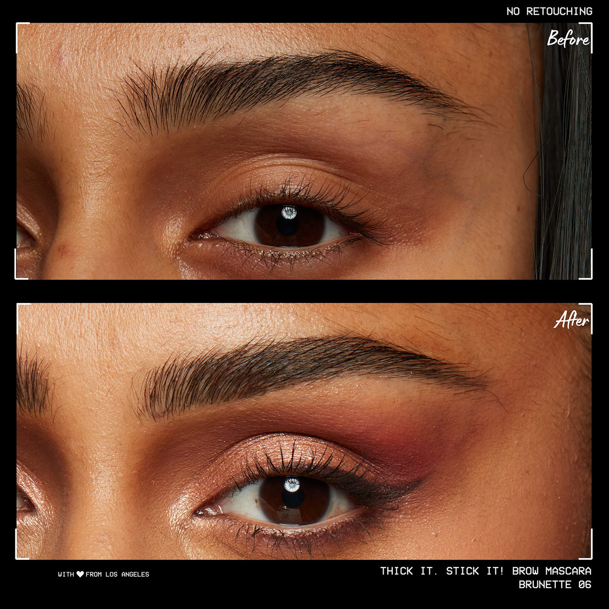 NYX PROFESSIONAL MAKEUP texture swipe of gel showing tint and blendability benefit