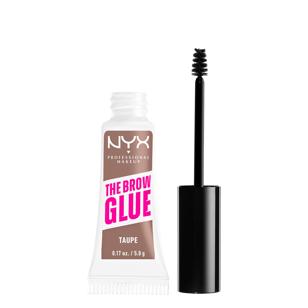 NYX PROFESSIONAL MAKEUP closeup label displaying shade name and cruelty-free claim