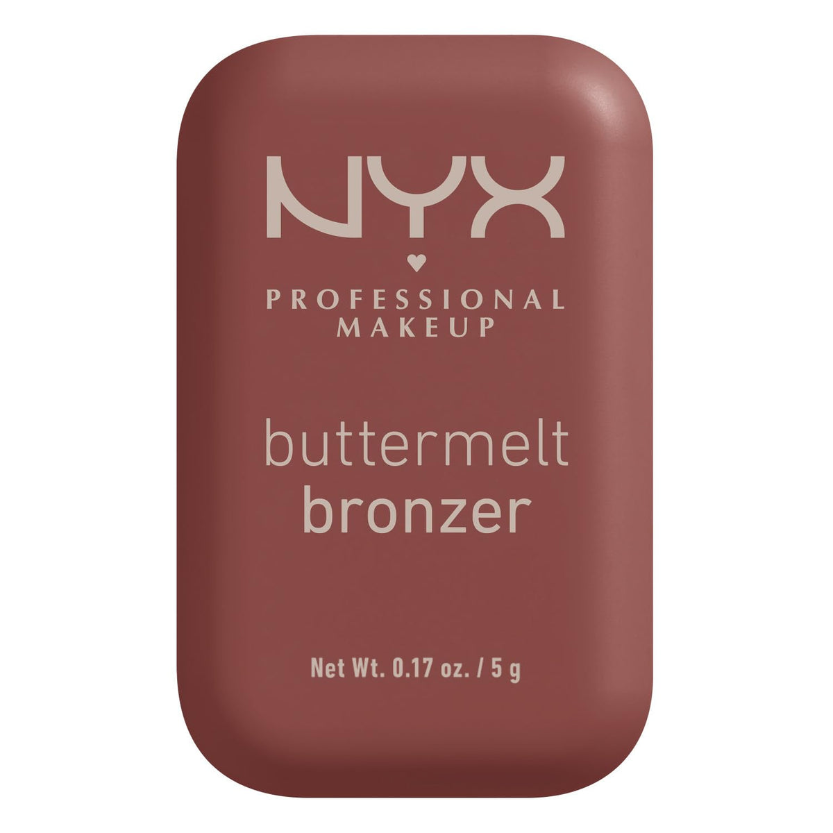 NYX PROFESSIONAL MAKEUP Buttermelt Bronzer front packaging showing shade Butta Dayz and compact design for easy use