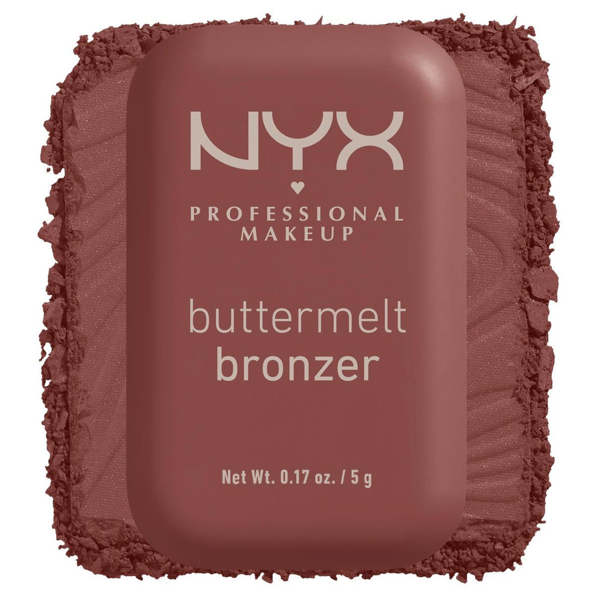 NYX PROFESSIONAL MAKEUP Buttermelt Bronzer applied with brush on cheek demonstrating seamless blend and natural warmth