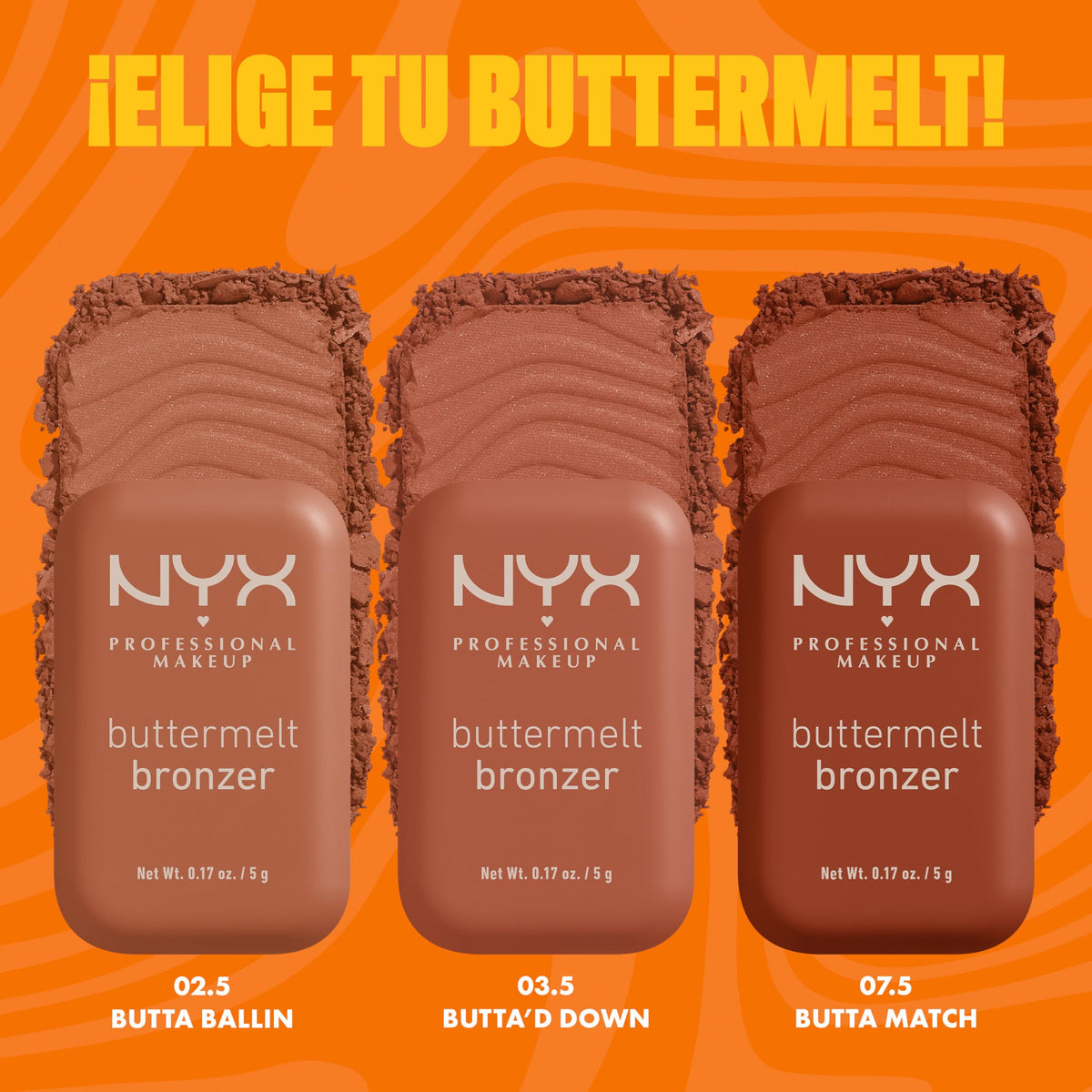 NYX Professional Makeup product size comparison next to lipstick for scale