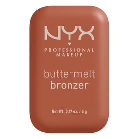 NYX Professional Makeup arm swatches of Butta D Down demonstrating buildable warmth