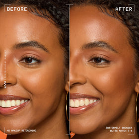 NYX PROFESSIONAL MAKEUP close-up texture shot highlighting buttery blendability benefit