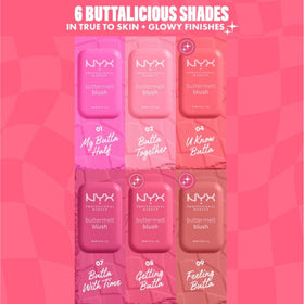 NYX Buttermelt close-up powder texture showing smooth blendability benefit