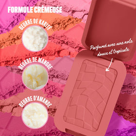 NYX PROFESSIONAL MAKEUP packaging label of Feeling Butta highlighting vegan cruelty-free benefit