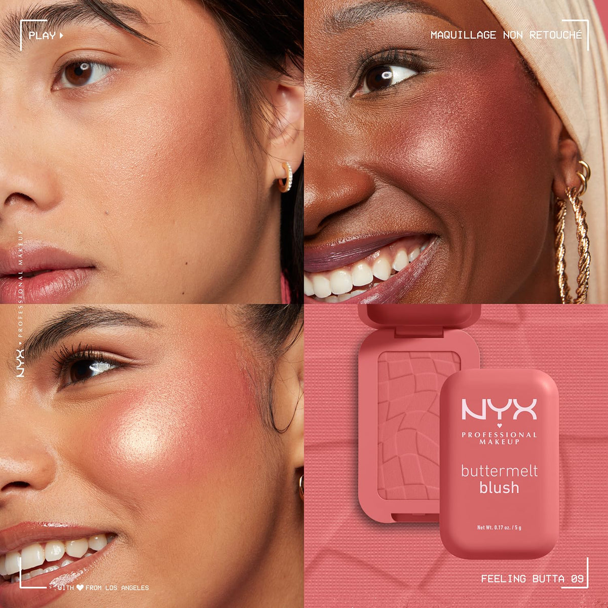 NYX PROFESSIONAL MAKEUP Feeling Butta layered with bronzer for warm sun-kissed effect
