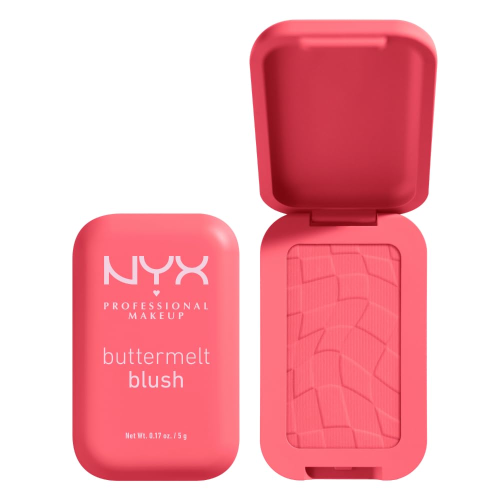 NYX PROFESSIONAL MAKEUP front compact view showing shade and sleek packaging benefit easy storage