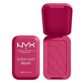 NYX PROFESSIONAL MAKEUP front pan view showing shade and compact design for easy touch-ups