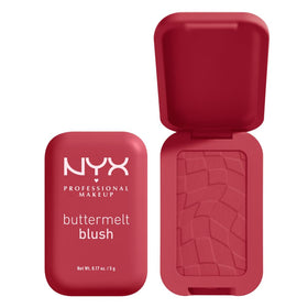 NYX PROFESSIONAL MAKEUP front pan showing shade color and finish benefit