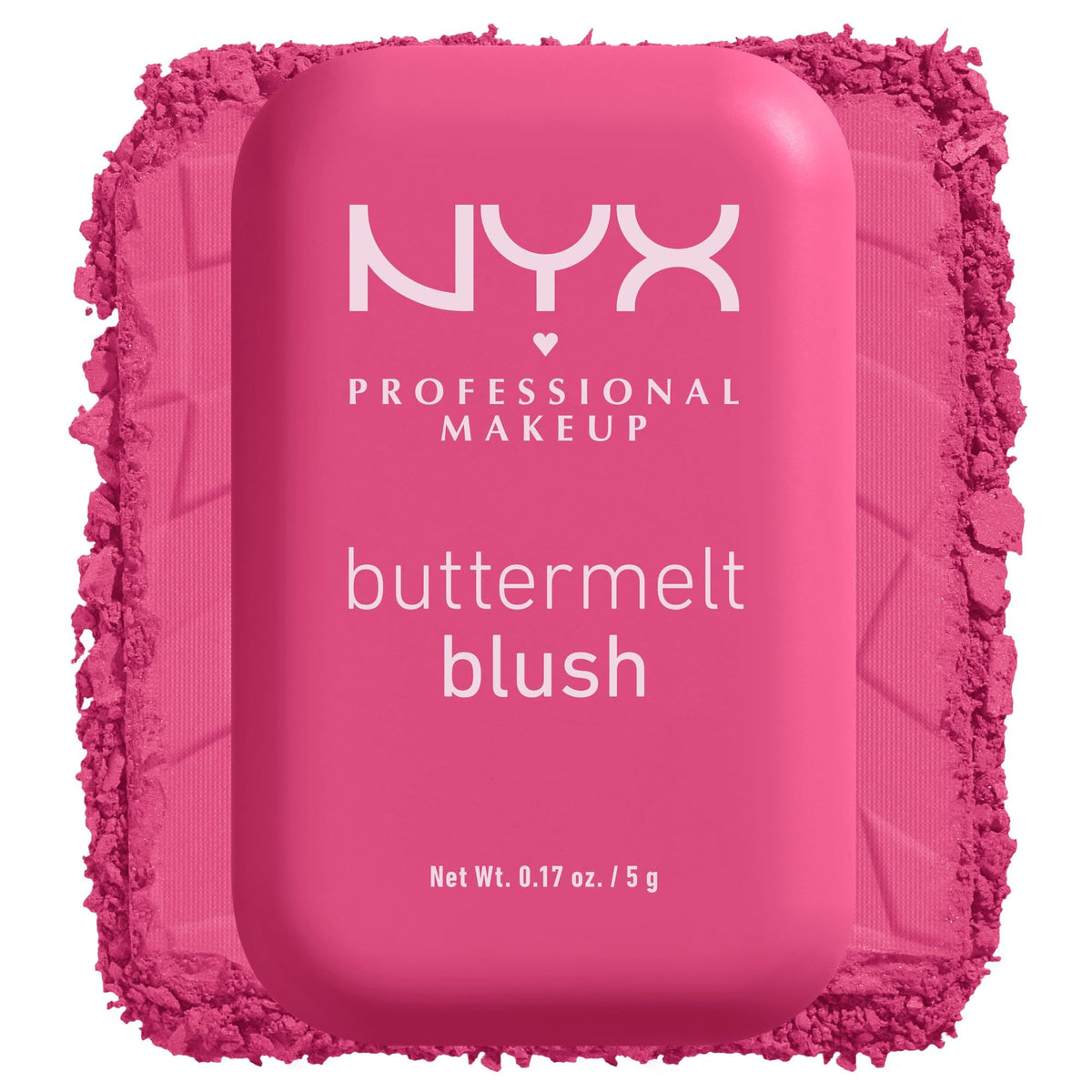 NYX Buttermelt front pan showing shade and compact, easy color selection