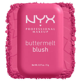 NYX Buttermelt front pan showing shade and compact, easy color selection