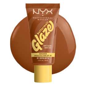 NYX Buttermelt Glaze front packaging shows shade and benefit