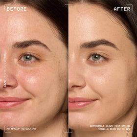 NYX PROFESSIONAL MAKEUP close-up of glossy skin tint texture to show blendable glaze