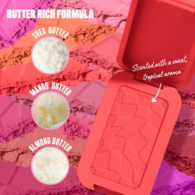 NYX PROFESSIONAL MAKEUP close-up of Buttermelt powder texture highlighting buttery glide