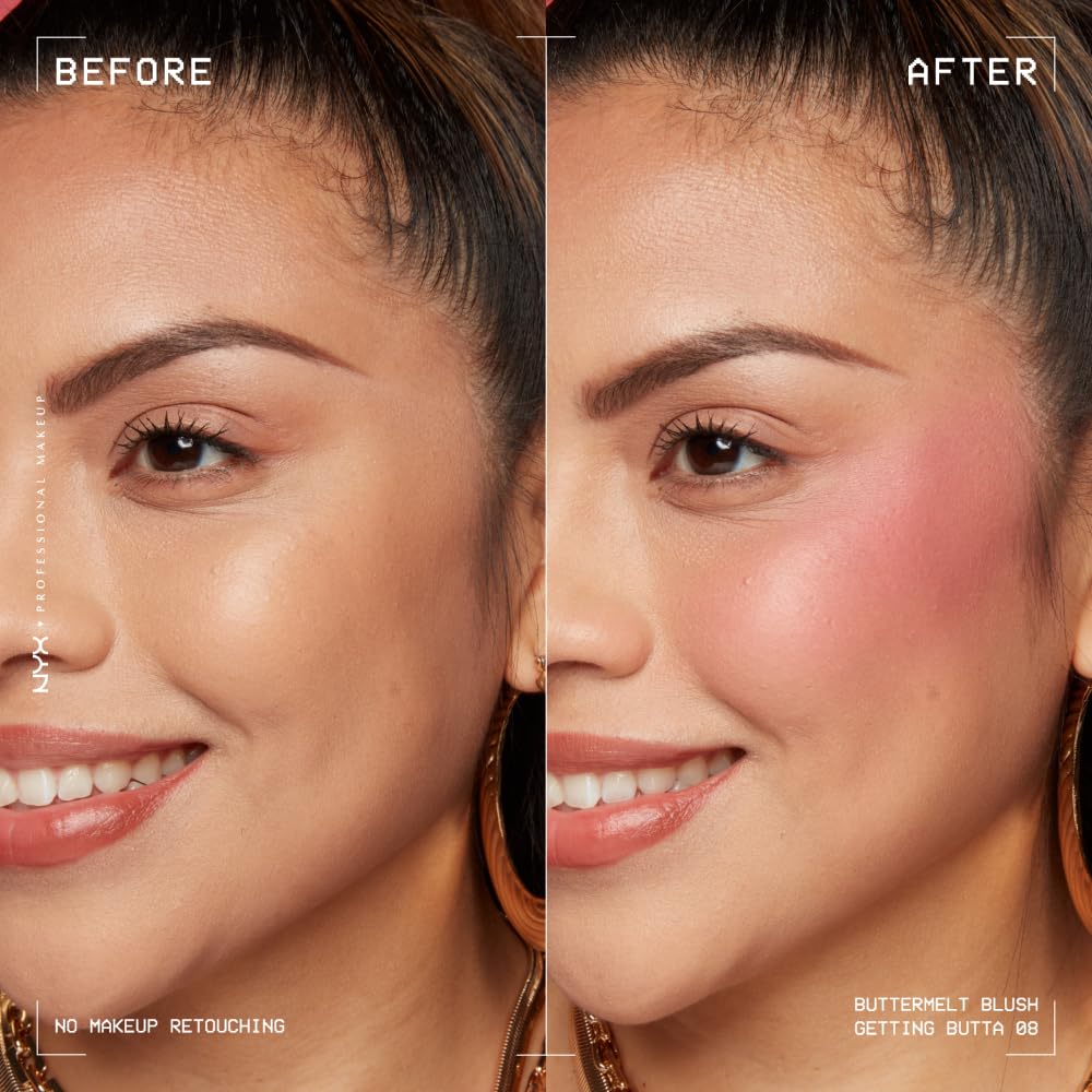 NYX PROFESSIONAL MAKEUP multi-shade arm swatches demonstrating pigmentation and buildability