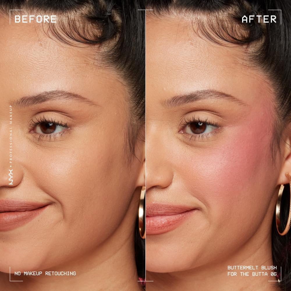 NYX PROFESSIONAL MAKEUP texture swipe on arm demonstrating smooth pigment payoff and blendability