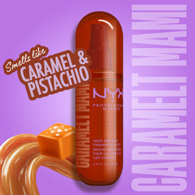 NYX PROFESSIONAL MAKEUP nozzle detail highlighting precise mist for even application