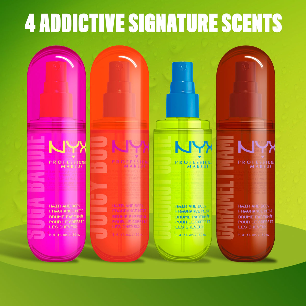 NYX PROFESSIONAL MAKEUP bottle on bathroom shelf for quick routine touch-ups