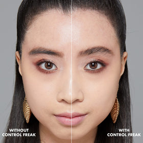 NYX PROFESSIONAL MAKEUP close up of clear gel texture highlighting non‑sticky finish