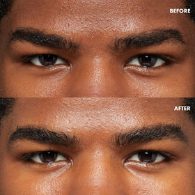 NYX PROFESSIONAL MAKEUP clear gel on lashes showing separation and natural curl