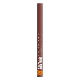 NYX PROFESSIONAL MAKEUP liner paired with gloss showing layering versatility benefit