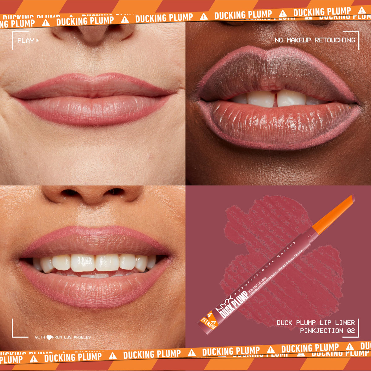 NYX PROFESSIONAL MAKEUP close-up of dual-edged tip for precise application